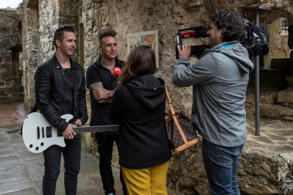 papa roach, none of the above, video clip, beaufort castle, music production,
